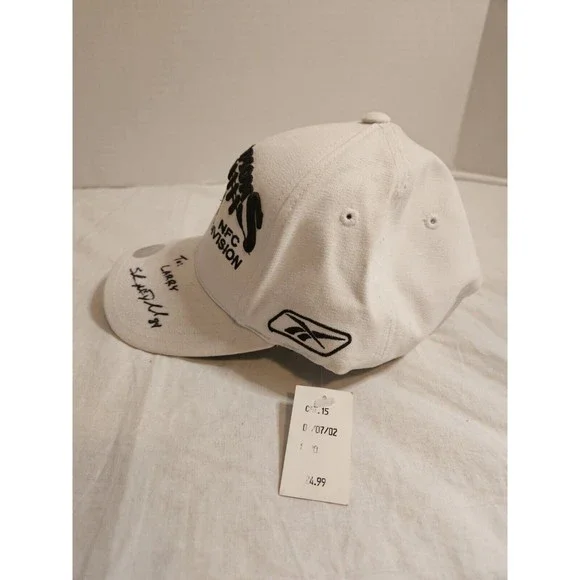 St Louis Rams Champions 2001 Ball Cap Hat Adjustable NFC Reebok SIGNED MCDONALD